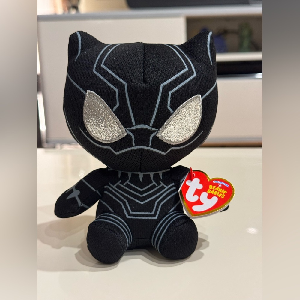 TY Beanie Babies Black Panther - NWT!